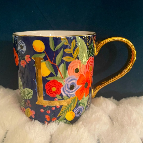 Rifle Paper Company for Anthropologie “L” mug - Picture 1 of 10